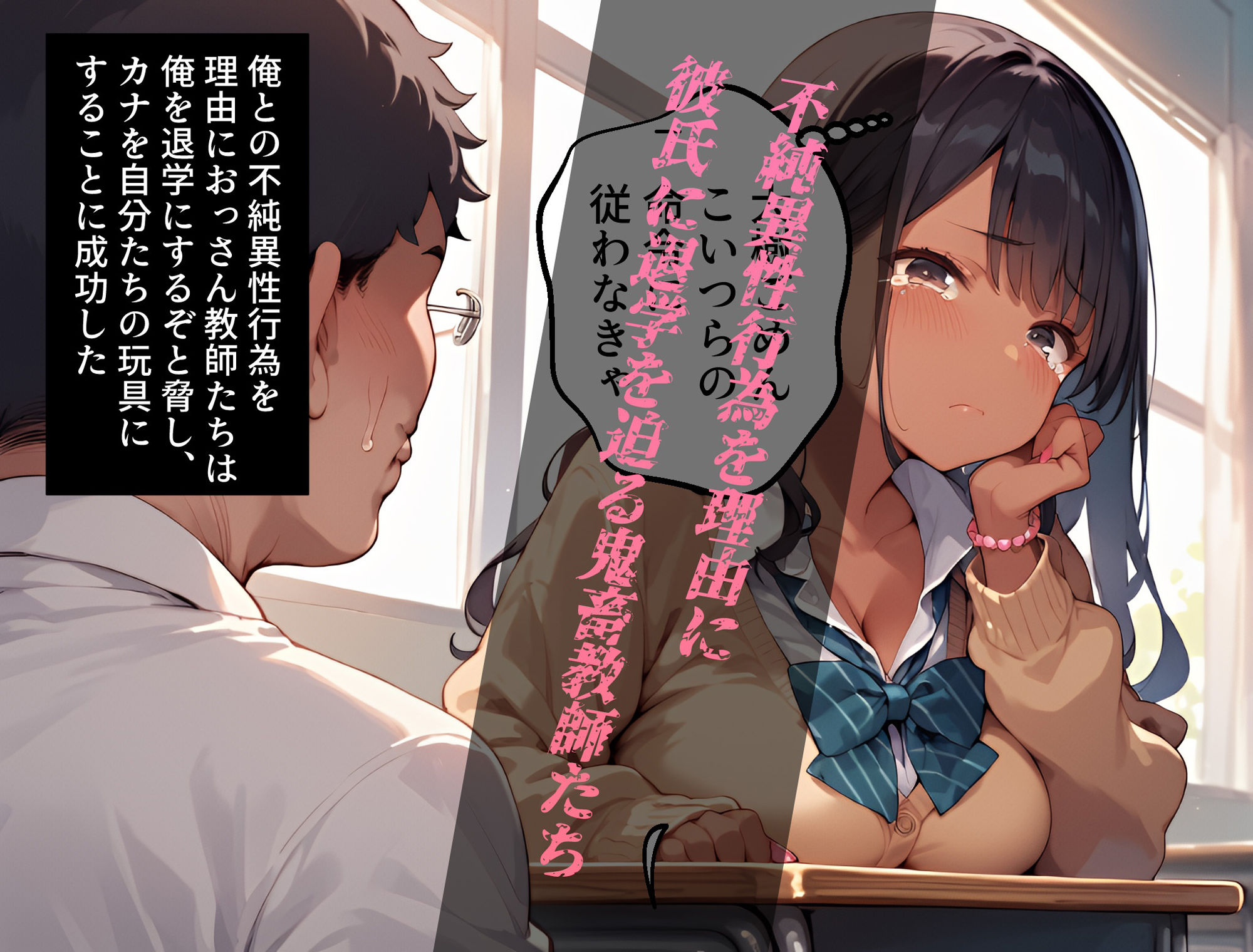 サンプル画像4:俺の彼女がおっさんに寝取られて、快楽堕ちしちゃった話-総集編-【1〜3話】(ねとれや) [d_516807]