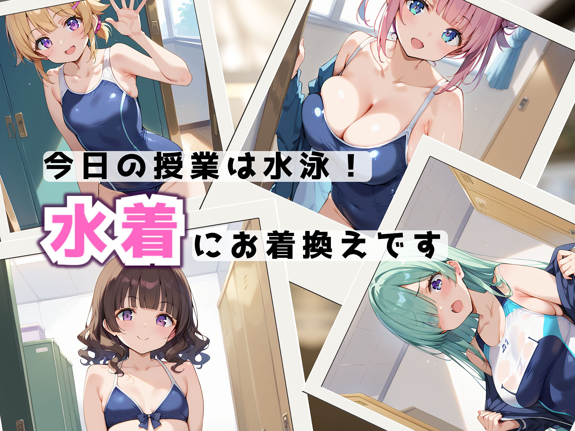 サンプル画像1:性域調査報告書 水着女子校生編(てぃーえむ) [d_516811]