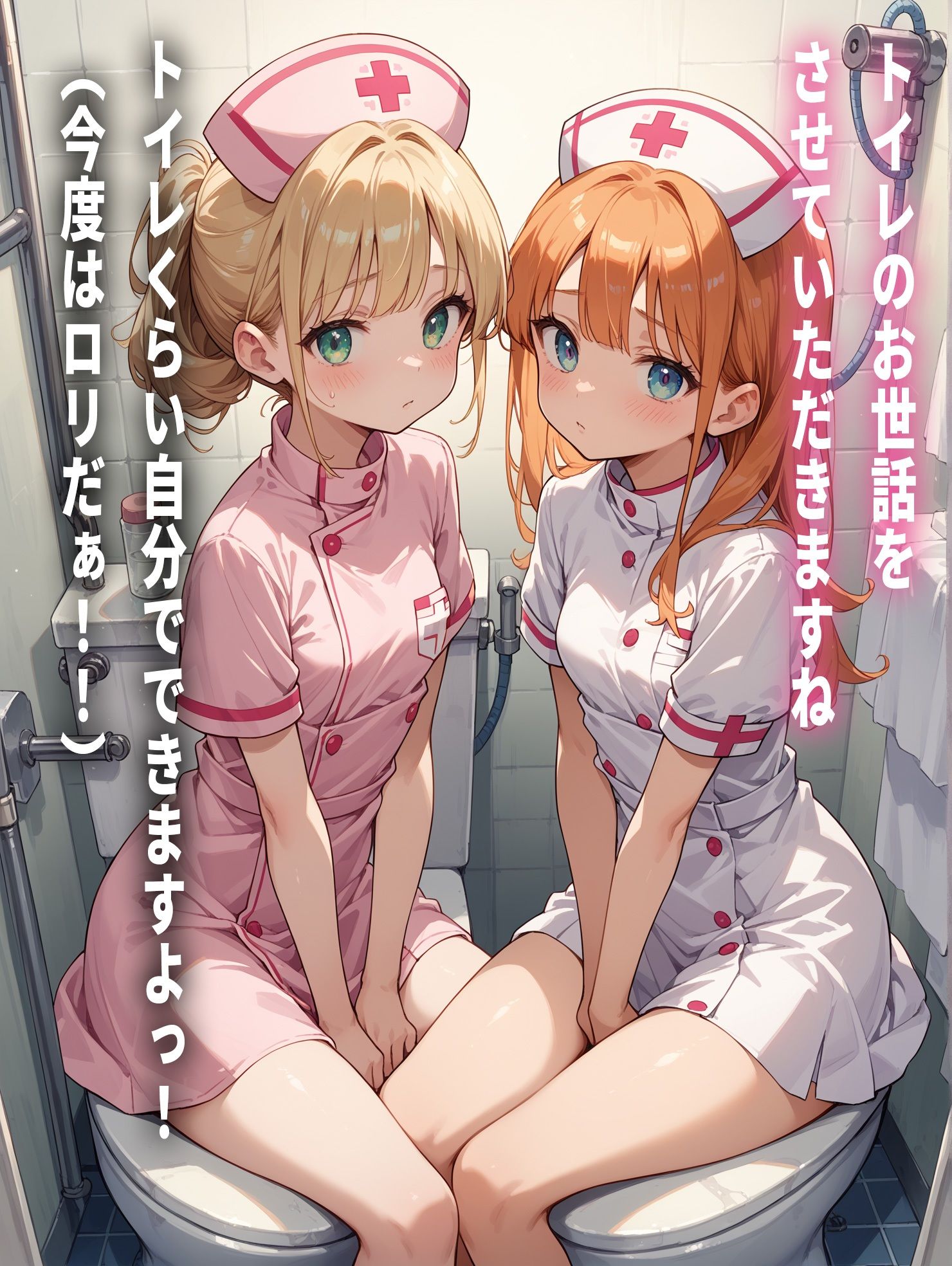 サンプル画像5:世話焼きドスケベナースたちの密着射精サポート -巨乳，貧乳，ロリ，熟女，etc…(コロッケ) [d_517022]