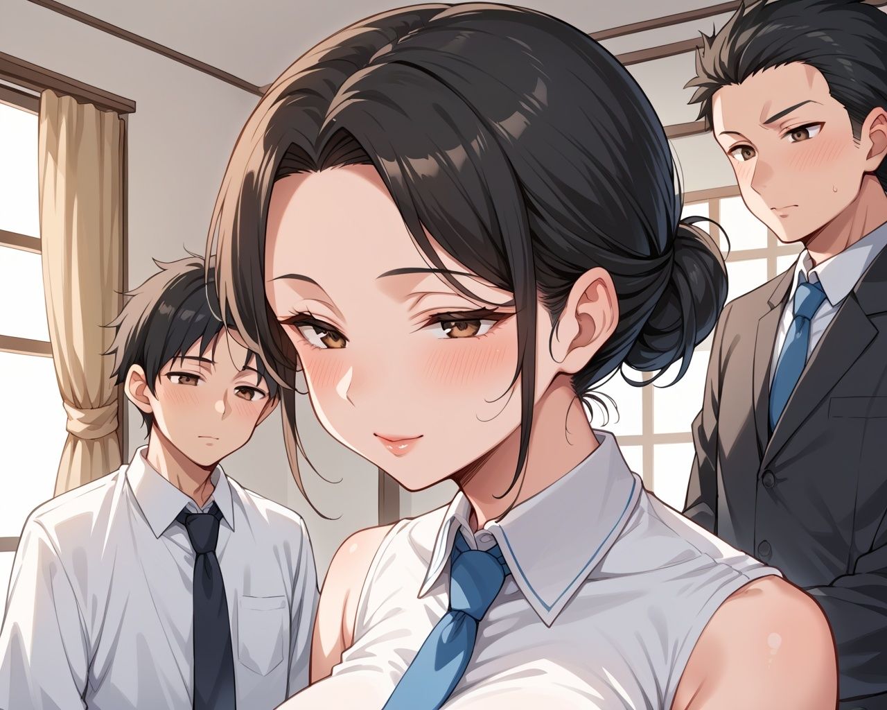 サンプル画像1:欲求不満の義母と生ハメ相姦(ろんどんぷりん) [d_517029]