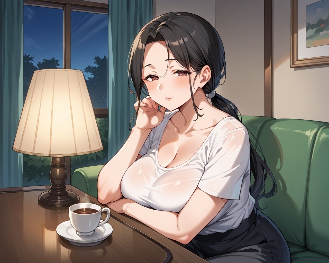 サンプル画像3:バイト先のシンママを孕ますまで(ろんどんぷりん) [d_517032]