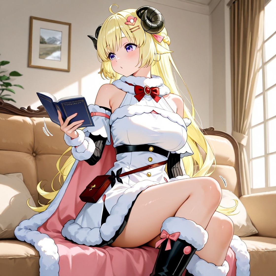 サンプル画像4:ホ〇ライブ イチャイチャ同棲  角〇わため(Secret☆Connection) [d_517043]