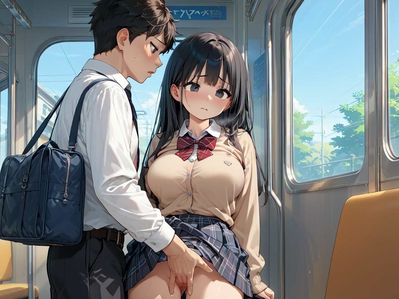 サンプル画像1:爆乳女子校性が痴●に堕ちる(美女造) [d_517112]