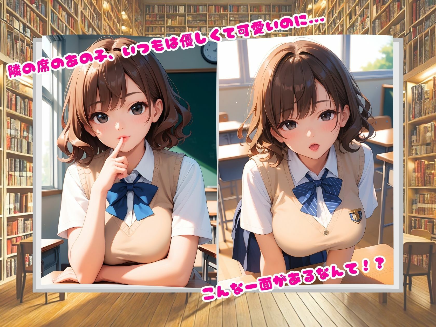 サンプル画像2:【学園天使】隣の席の無垢な蕾(ぷち☆ヘブン) [d_517184]