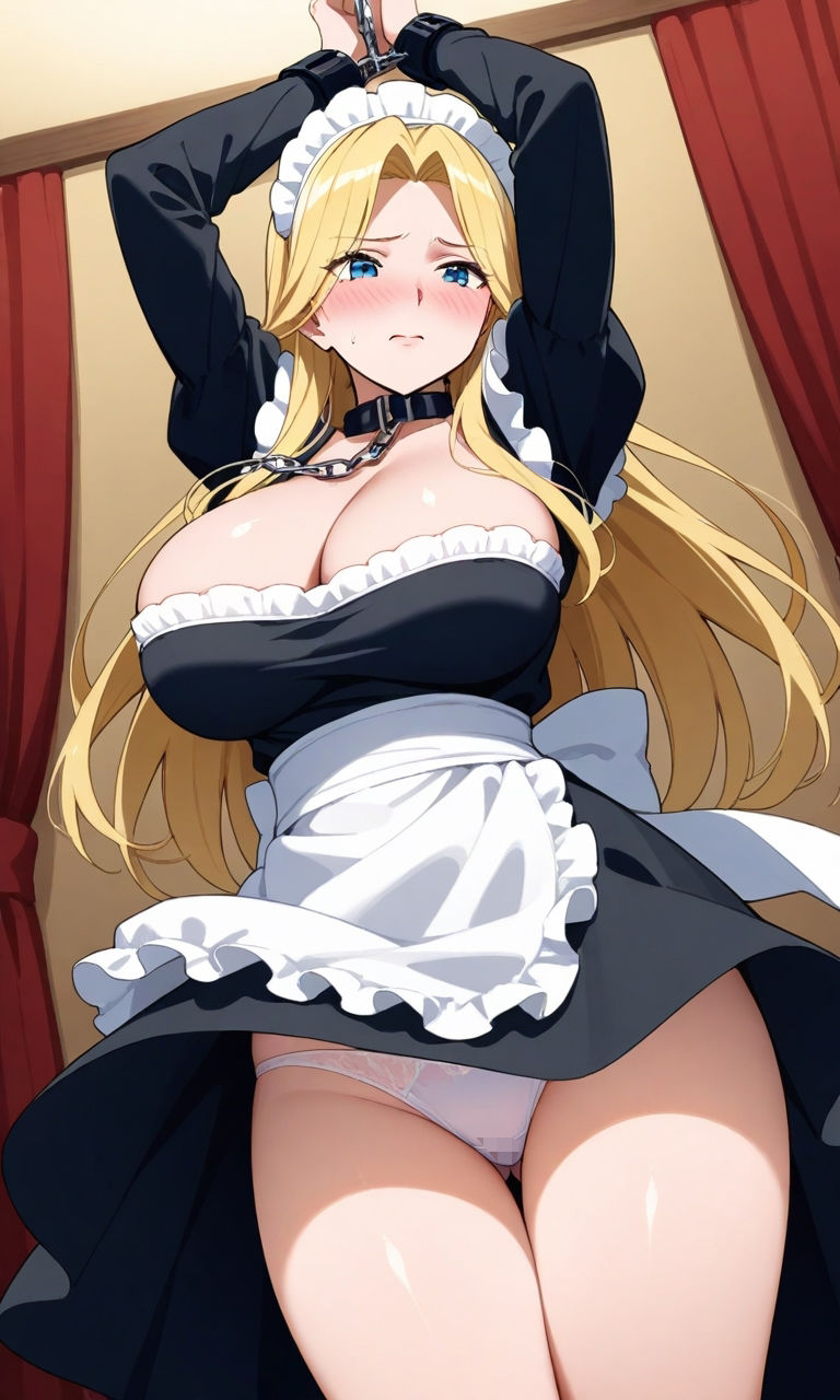 サンプル画像6:【微エロ】フェチコレVol.27 吊り上げ拘束されて辱められるメイド（黒髪＆ギャル）【総枚数250枚】(満点星) [d_517213]