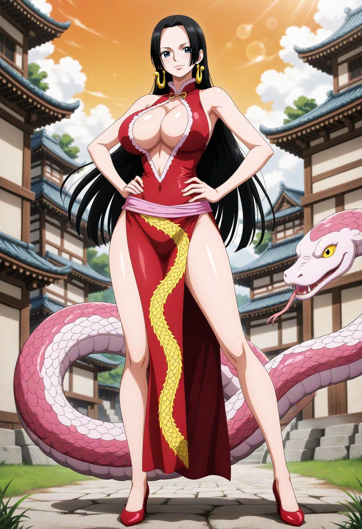 サンプル画像1:海賊女帝 ボア・ハンコックの濃厚な夏(お宝ガールズ) [d_517231]