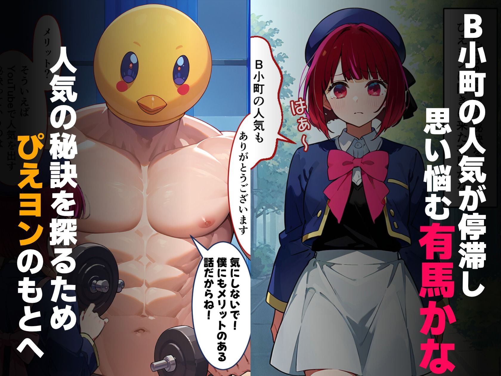 サンプル画像1:ビキニかなちゃんとえっちトレーニングwithぴえヨン(マリオペット) [d_517258]