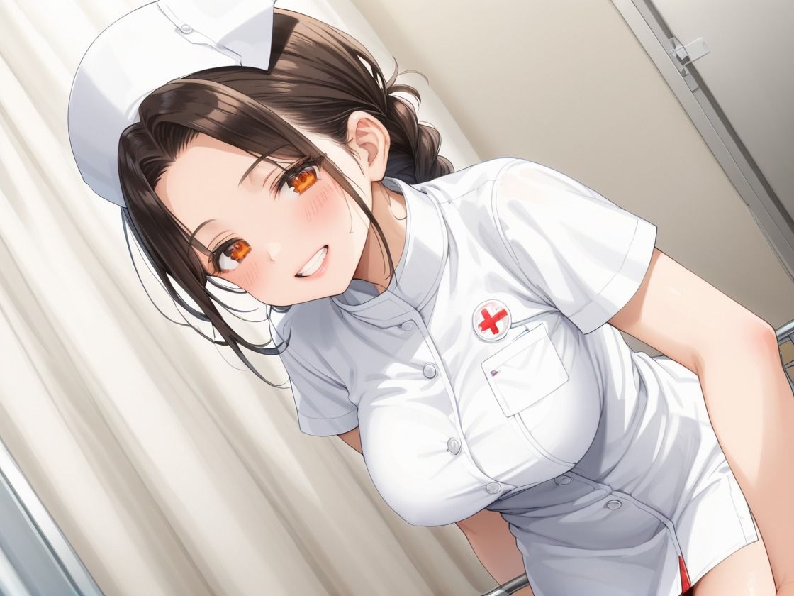 サンプル画像1:淫乱ナース 精液搾取(前屈勃漏) [d_517321]