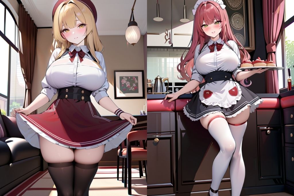 サンプル画像2:どうやら近所のファミレスの店員の乳のでかいらしい(彩風  咲) [d_517390]