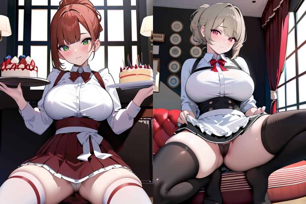 サンプル画像4:どうやら近所のファミレスの店員の乳のでかいらしい(彩風  咲) [d_517390]