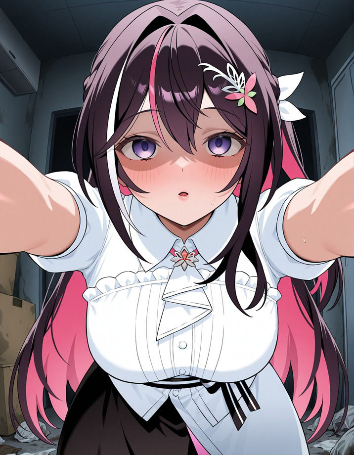 サンプル画像2:ダメダメおじさんに依存するあずきち(コンロ点火) [d_517412]