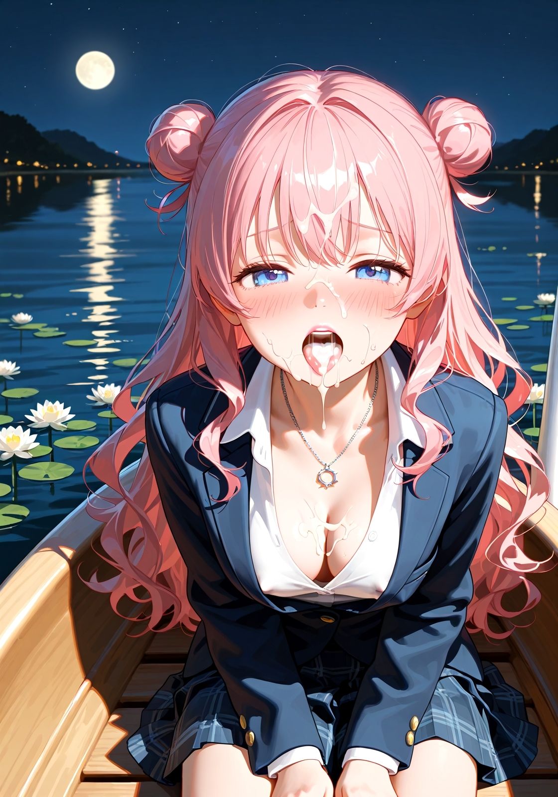 サンプル画像4:ボートでデート 〜たまにはのんびりしようか〜(ニッチッチ) [d_517420]