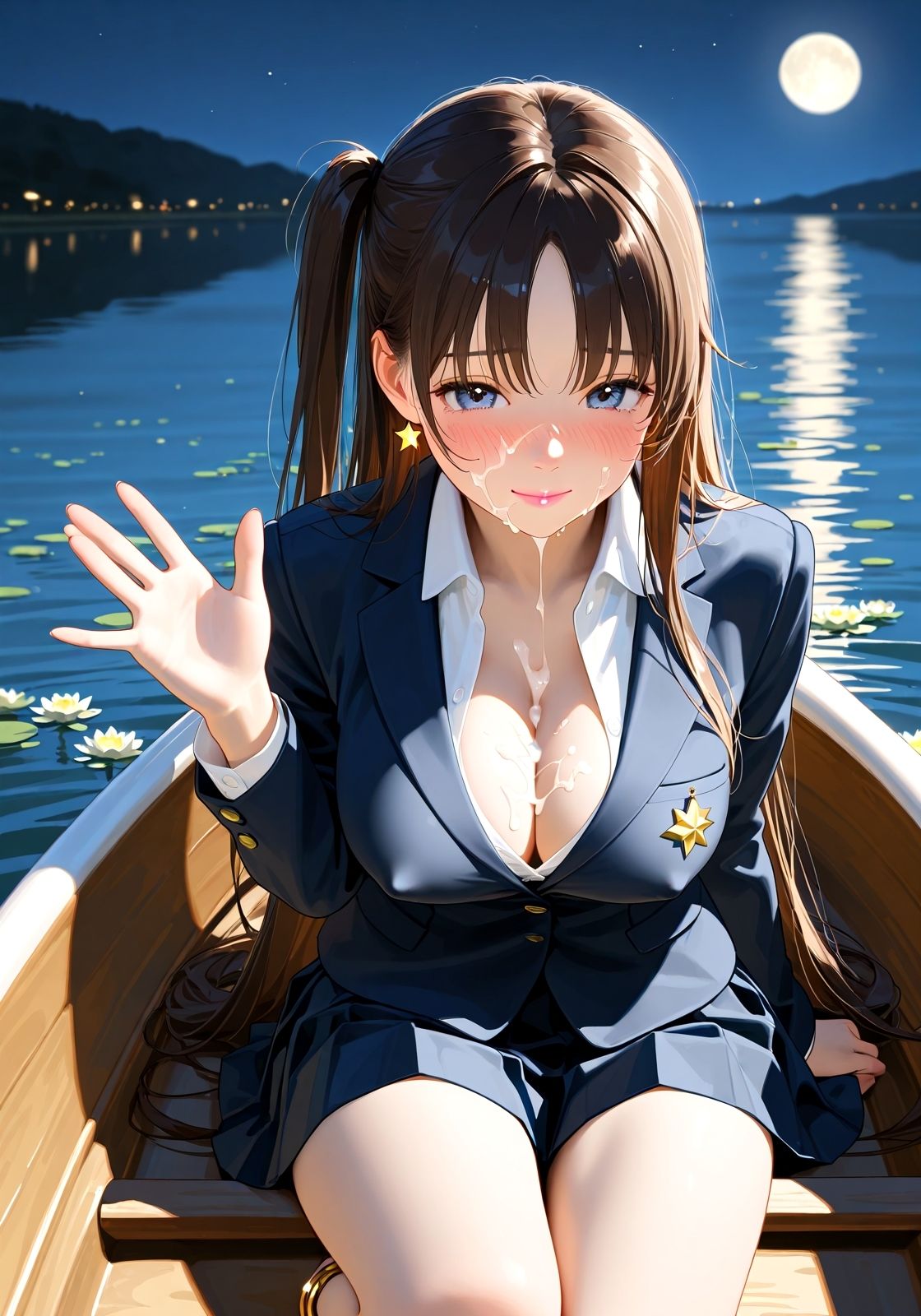 サンプル画像5:ボートでデート 〜たまにはのんびりしようか〜(ニッチッチ) [d_517420]