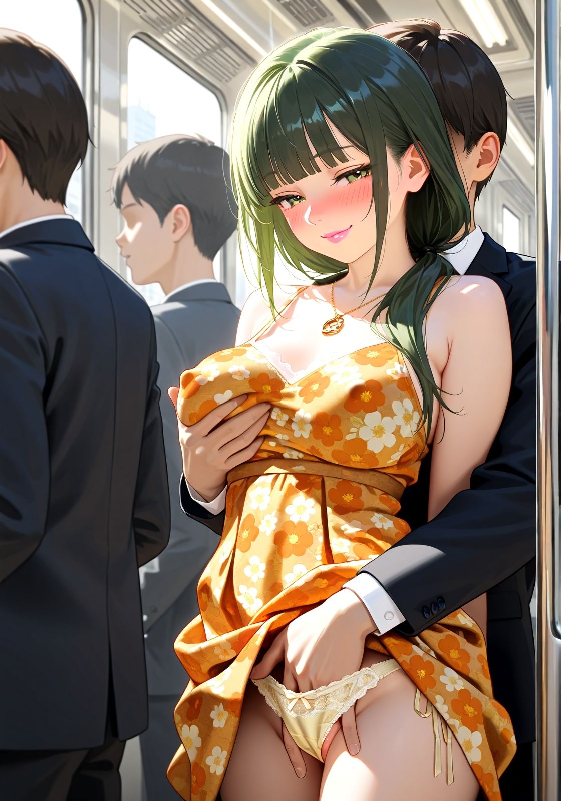 サンプル画像6:チカンされてんじゃん 〜OK娘なのかな〜(ニッチッチ) [d_517423]