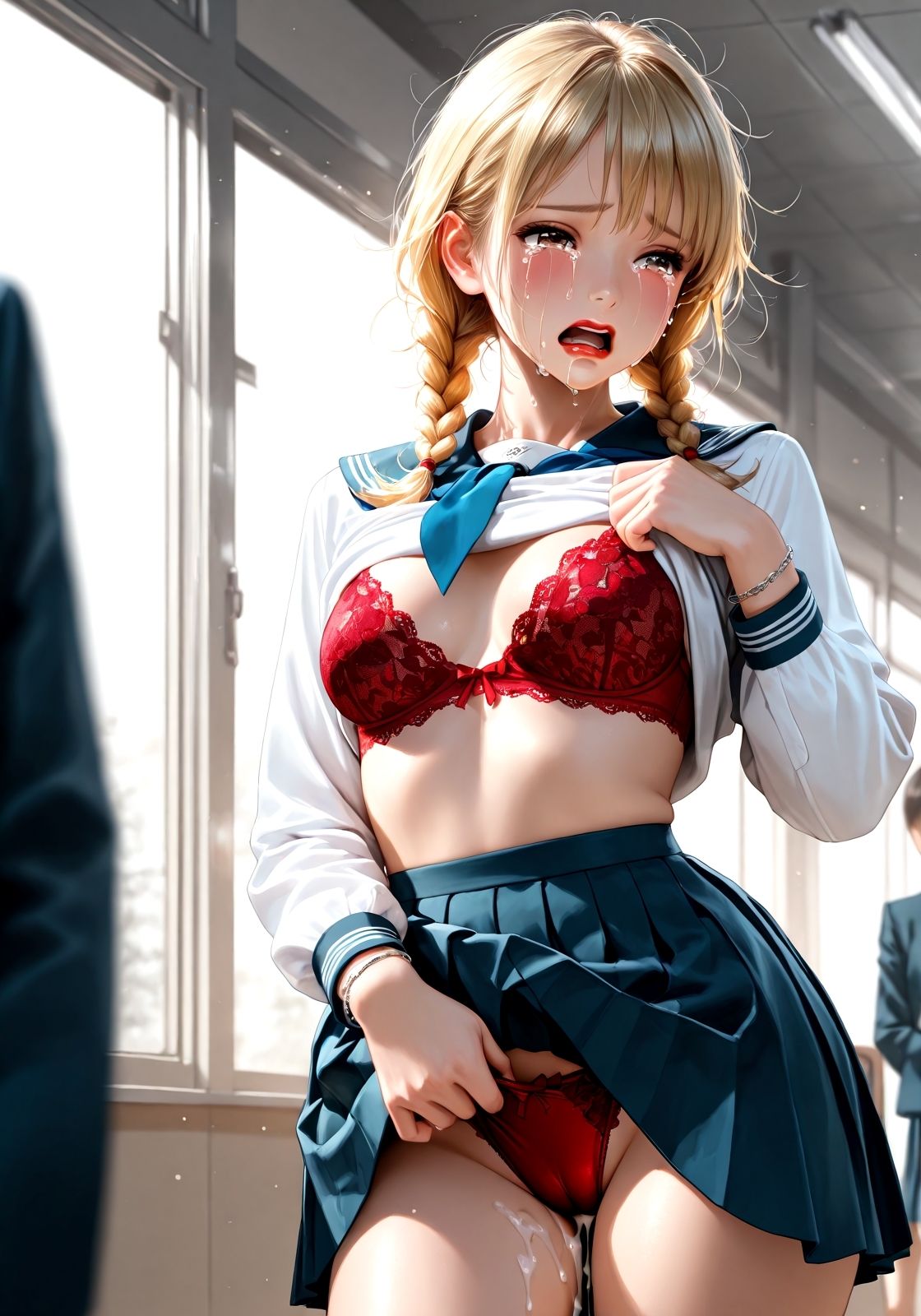 サンプル画像1:見抜きありがと 〜拭かずに帰ってね〜(ニッチッチ) [d_517424]