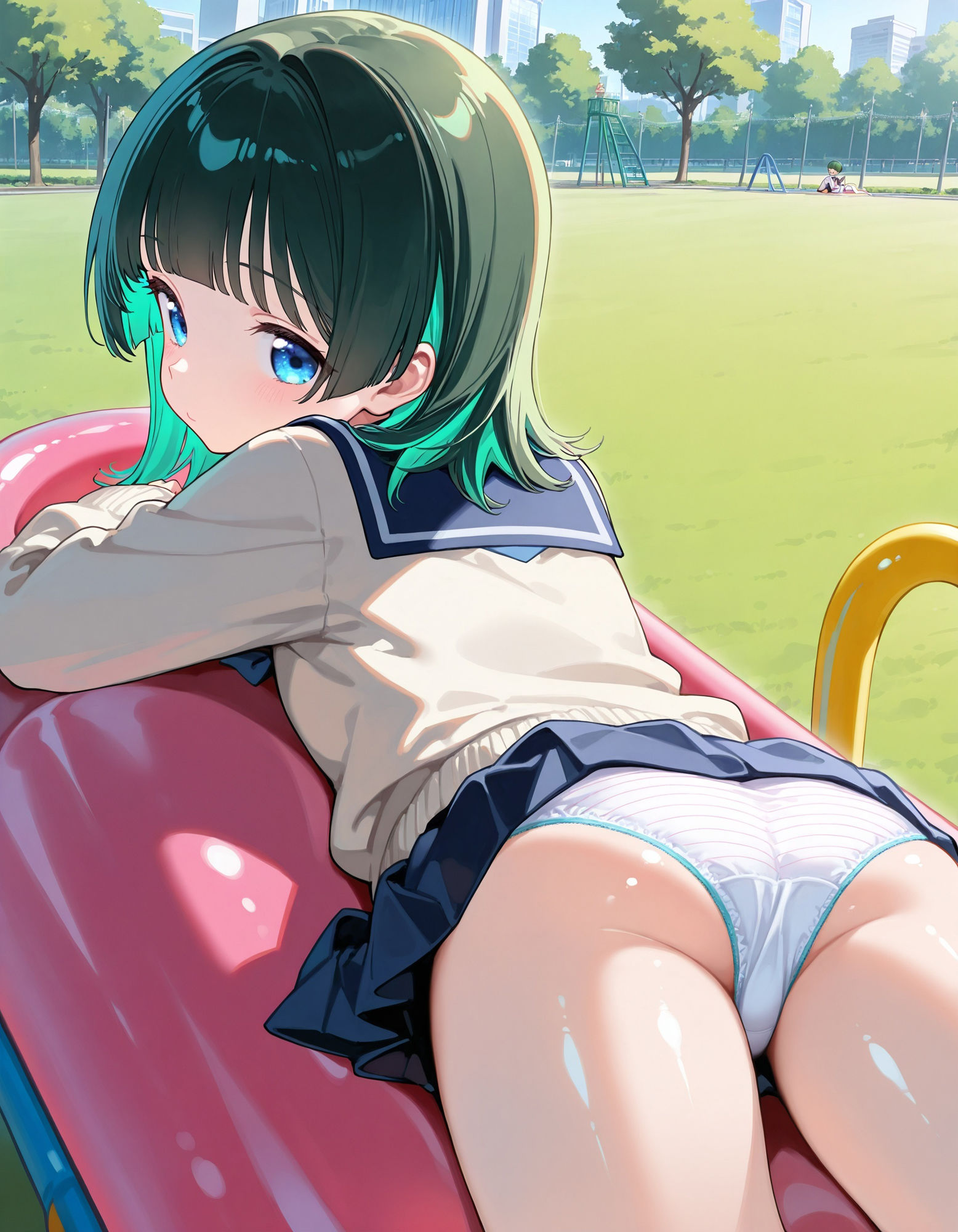 サンプル画像5:制服〇リっ子のパンチラ(Starrysky) [d_517459]