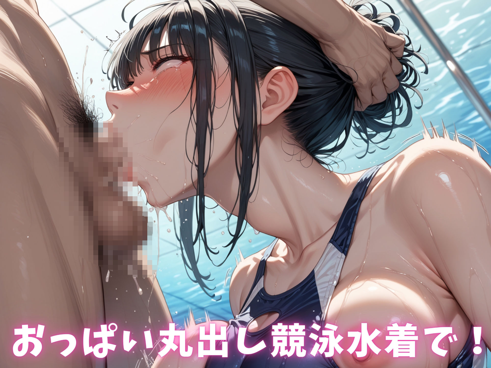 サンプル画像3:イラマ＆フェラで卑猥なカラダの水泳部員を好き放題【250枚】(エログラ) [d_517469]