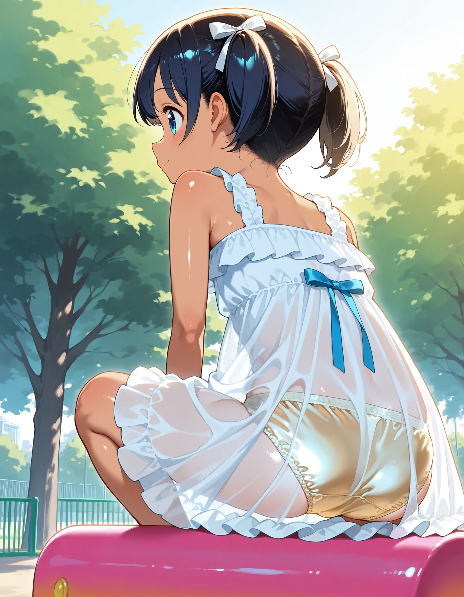 サンプル画像1:〇リっ子の透けパンチラ(Starrysky) [d_517474]