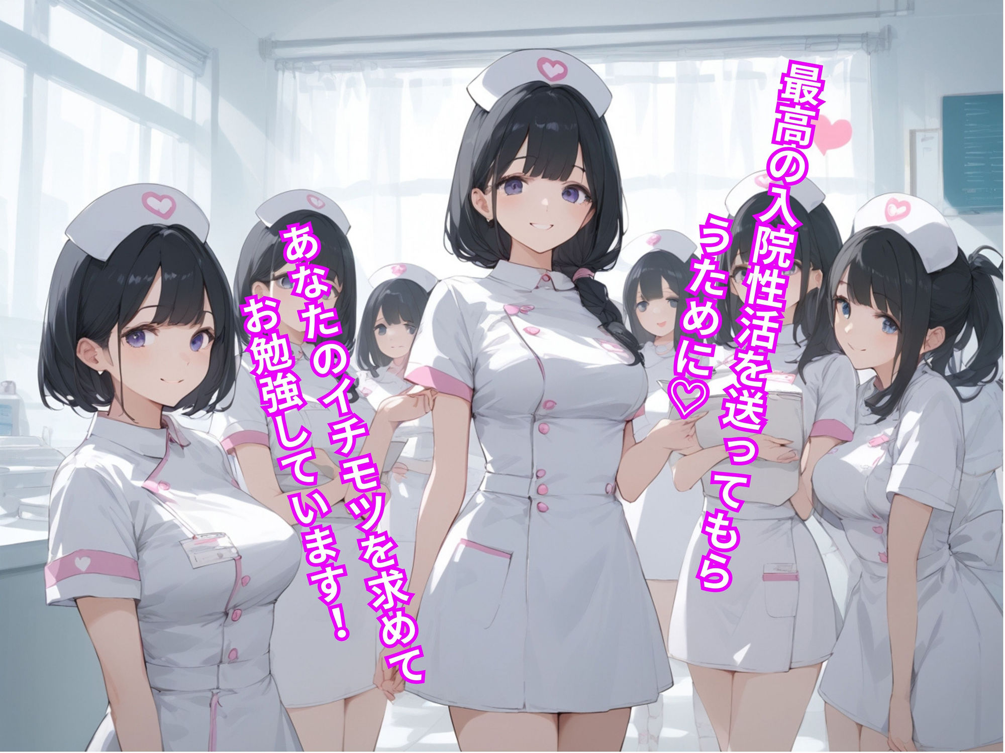 サンプル画像2:ナース養成学校(パンプキンちゃん) [d_517481]