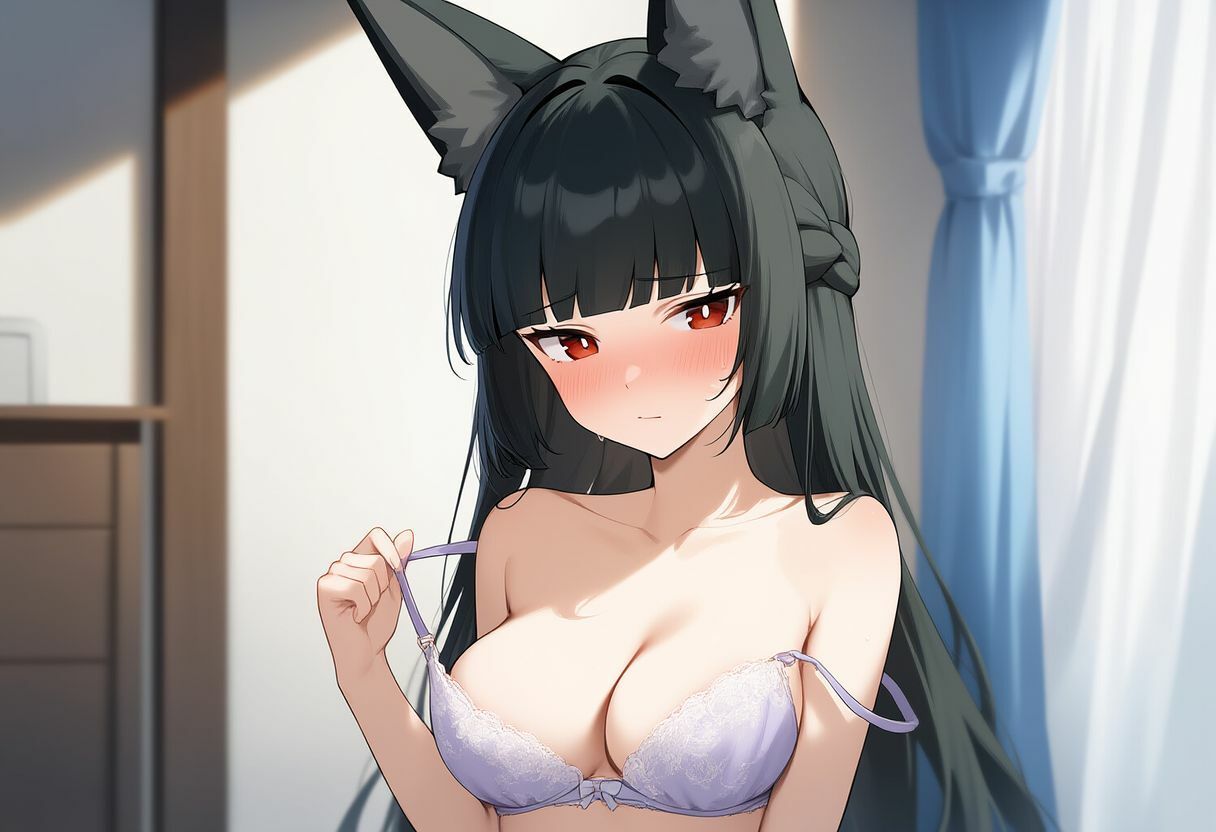 サンプル画像5:恥じらうエージェント(藍の函) [d_517494]