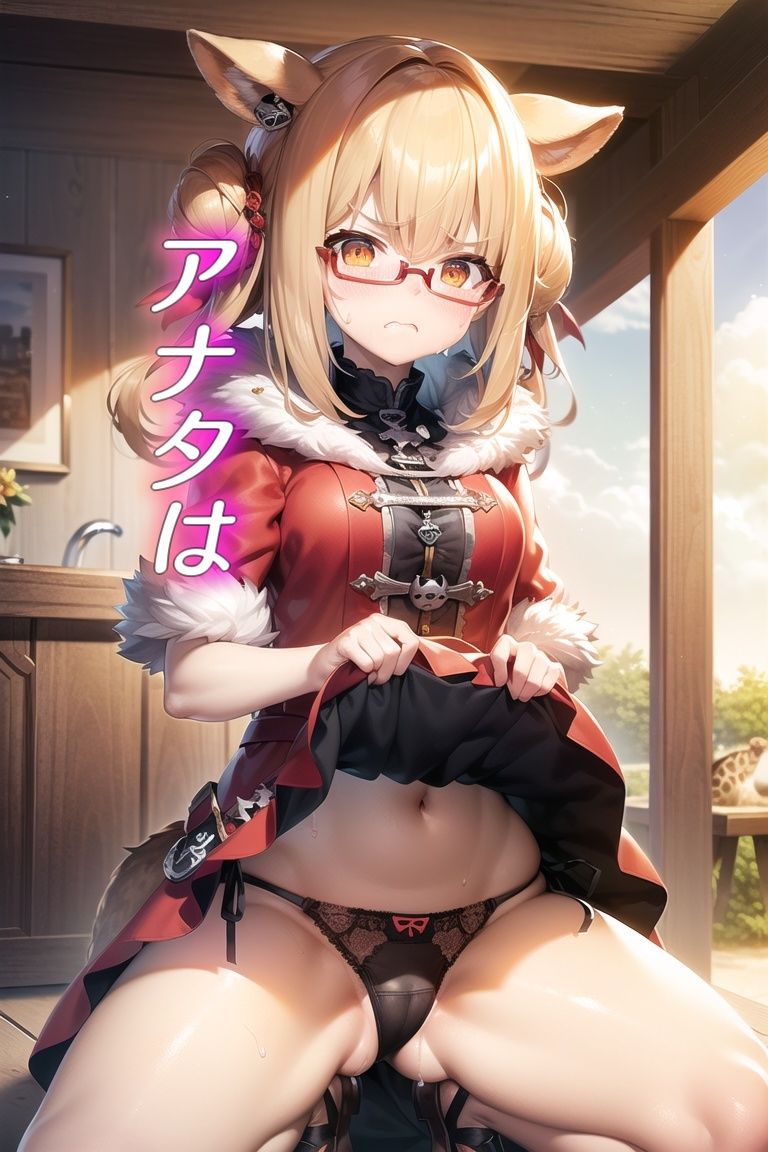 サンプル画像5:嫌な顔してパンツ見せてくる女の子〜海賊編〜(AIパンツ部) [d_517550]