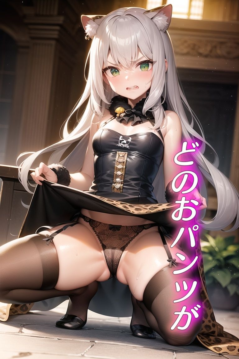 サンプル画像6:嫌な顔してパンツ見せてくる女の子〜海賊編〜(AIパンツ部) [d_517550]