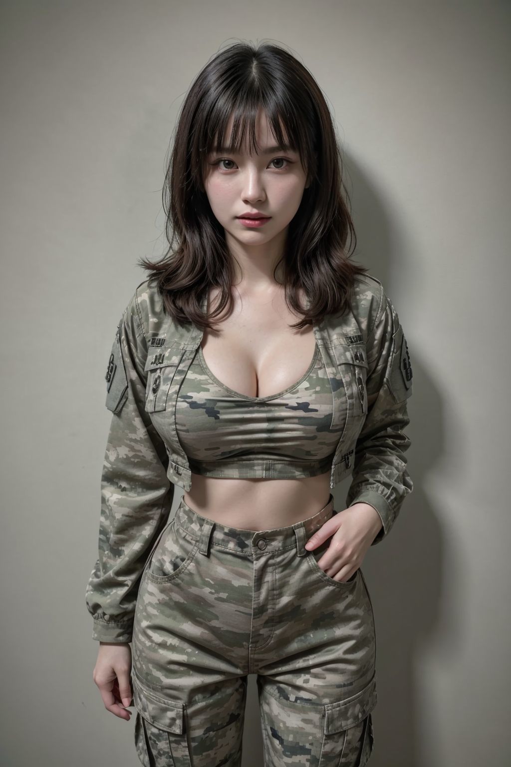 サンプル画像4:えっちな迷彩服(川瀬と遊園地) [d_517632]