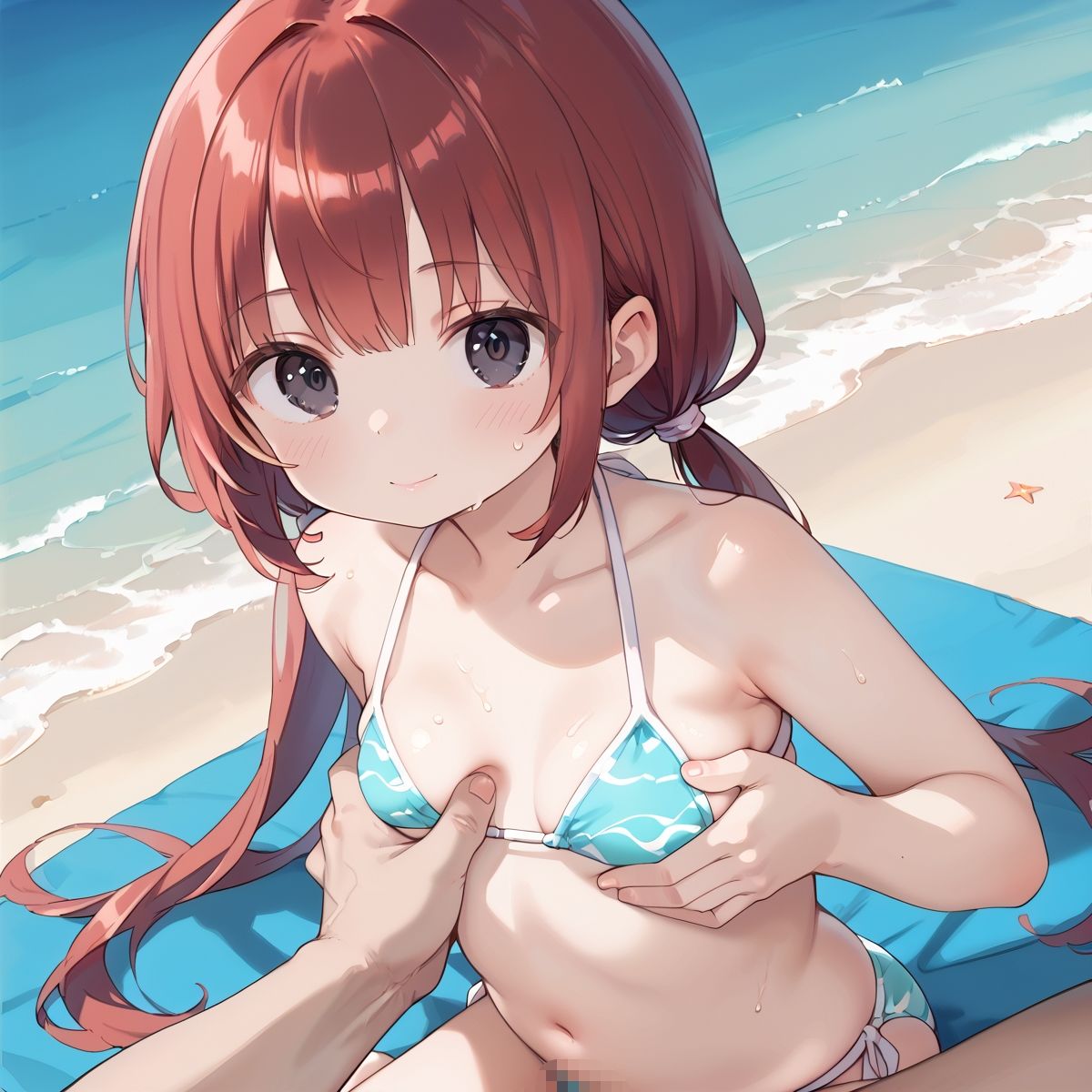 サンプル画像5:付き合い始めたばかりの彼女と波打ち際のアバンチュールvol.1(しおあず) [d_517769]