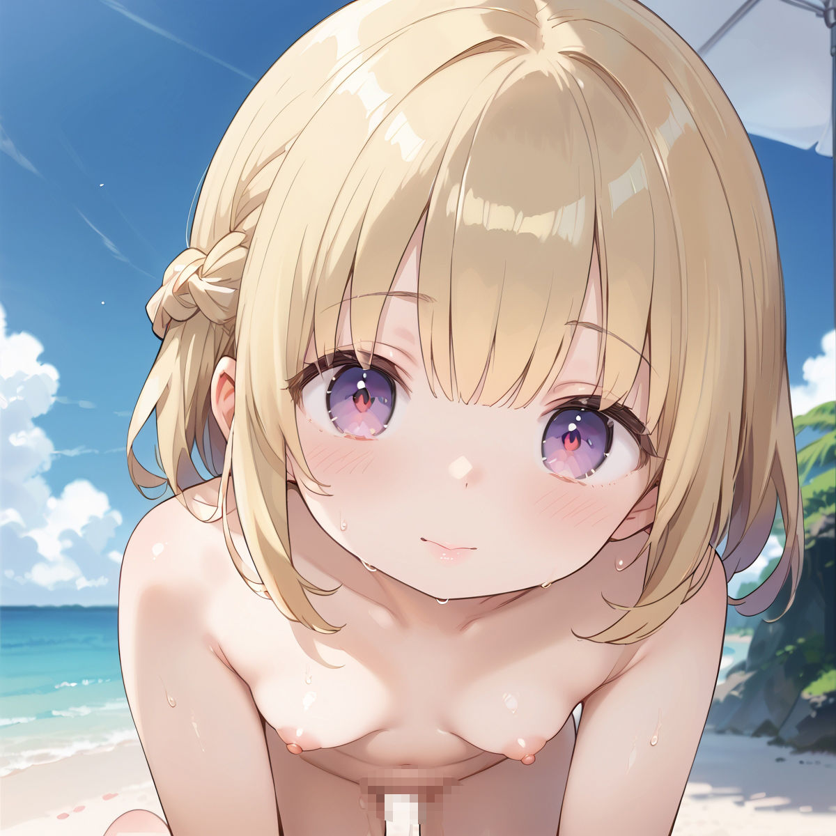 サンプル画像5:付き合い始めたばかりの彼女と波打ち際のアバンチュールvol.2(しおあず) [d_517774]