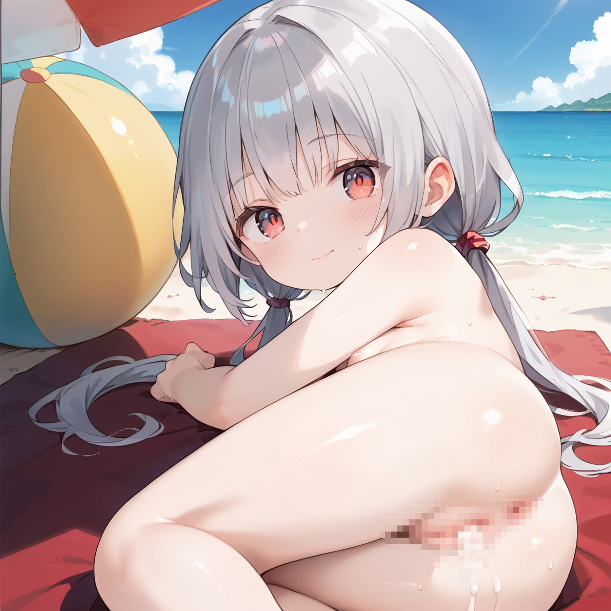 サンプル画像6:付き合い始めたばかりの彼女と波打ち際のアバンチュールvol.2(しおあず) [d_517774]