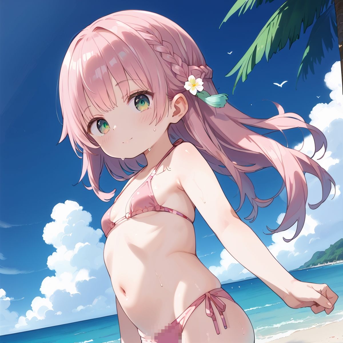 サンプル画像1:付き合い始めたばかりの彼女と波打ち際のアバンチュールvol.7(しおあず) [d_517795]