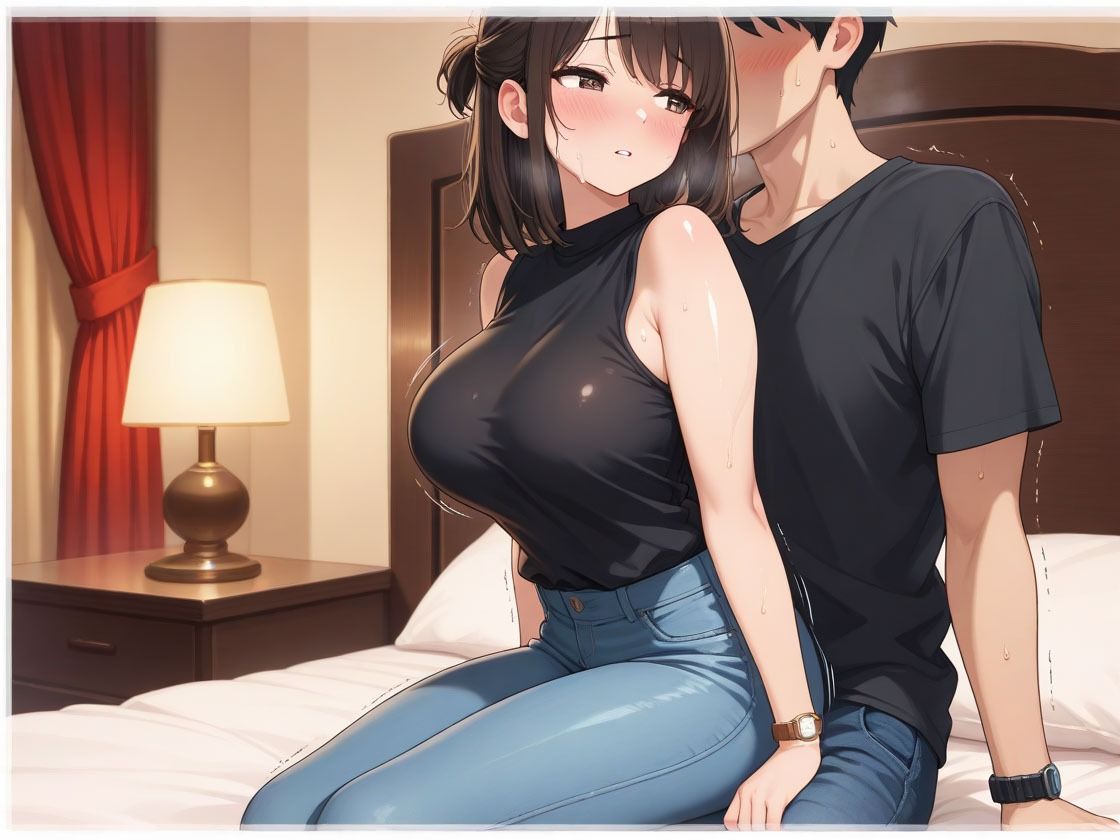 サンプル画像1:ナイトプールで妻の親友が逆NTR〜我慢できずに何度も中出し〜(ピンクムーン) [d_517797]