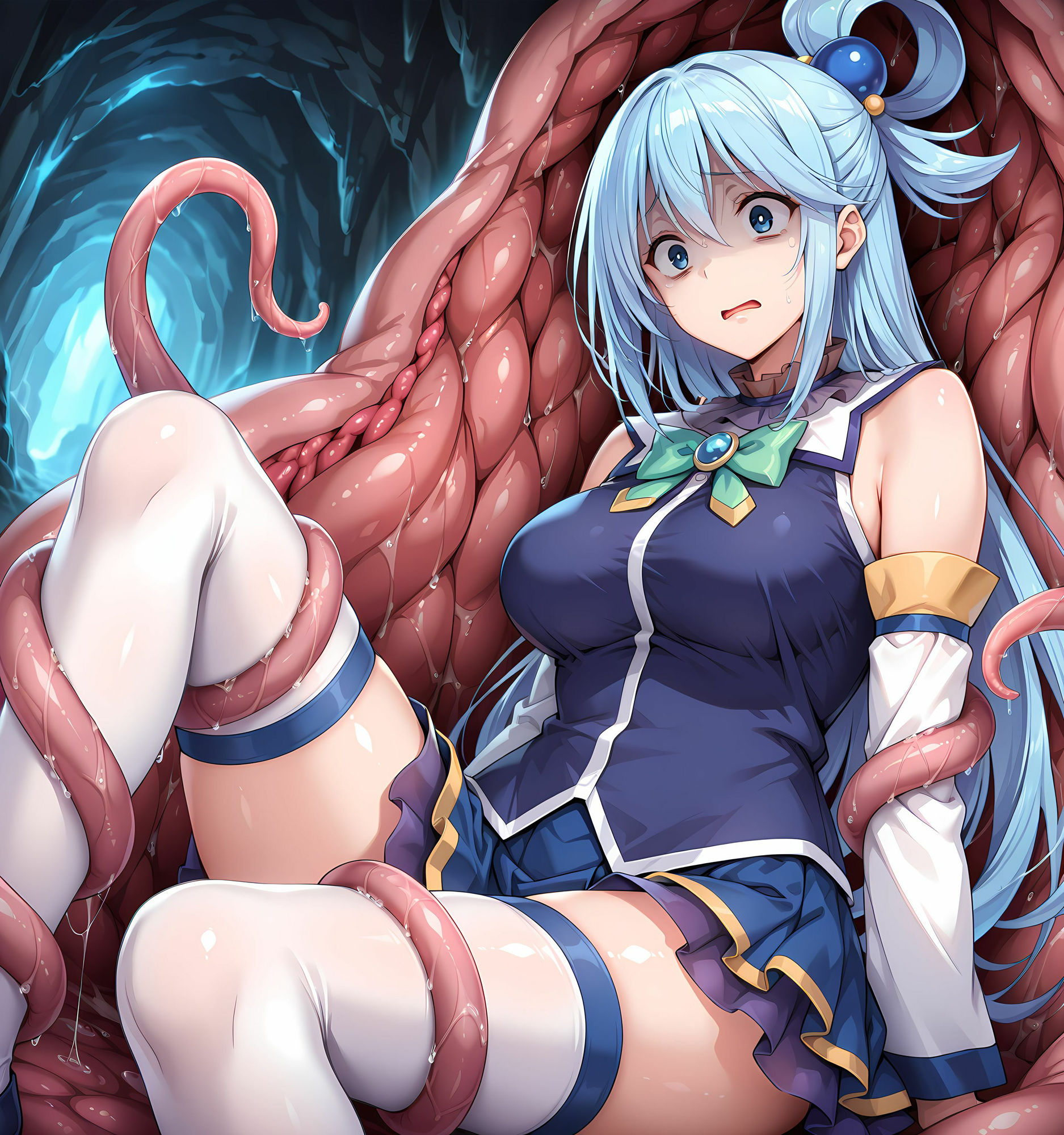 サンプル画像3:駄女神丸呑み洗脳悪堕ち(ochiruevil) [d_517938]