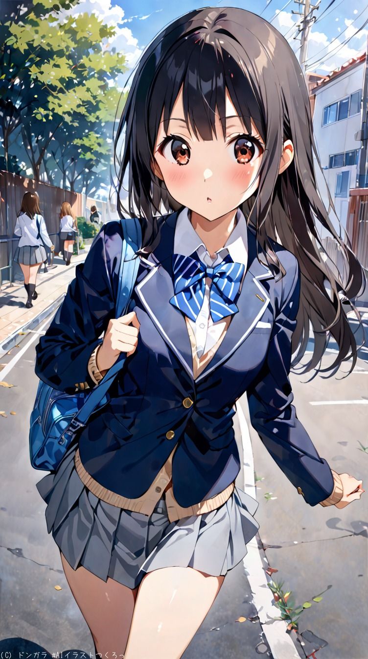 サンプル画像2:AIイラストCG集48  軽音部  秋〇澪(ドンガラAI美少女イラスト支部) [d_517954]