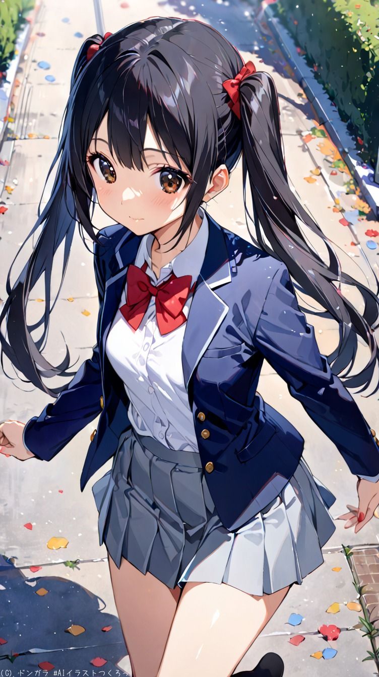 サンプル画像1:AIイラストCG集51  軽音部  中〇梓(ドンガラAI美少女イラスト支部) [d_517964]