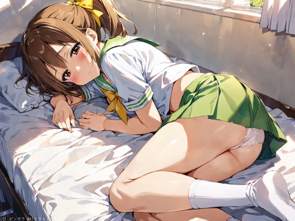 サンプル画像2:AIイラストCG集52 妹 平〇憂(ドンガラAI美少女イラスト支部) [d_517965]