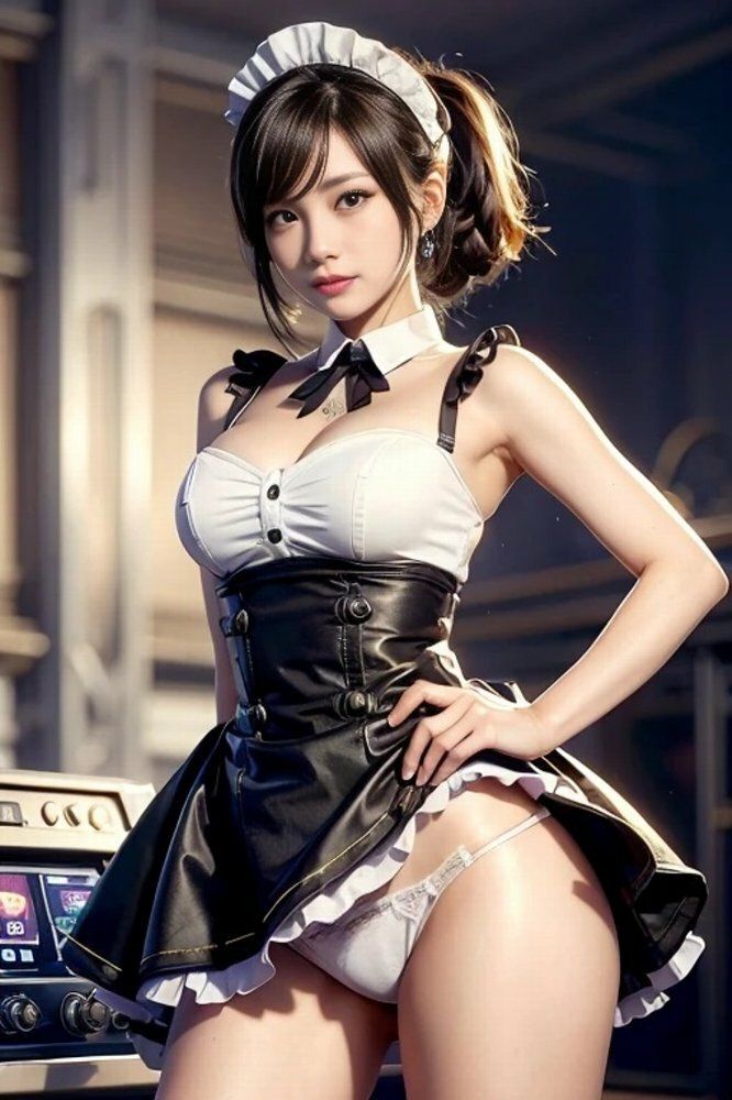 サンプル画像3:メイドデートサービスカラオケボックスパンチラ画像集(榊原大造) [d_517995]