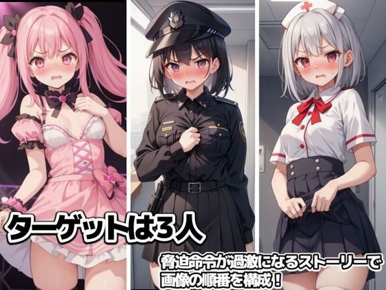 サンプル画像4:脅迫羞恥調教No.01 〜弱みを握ってHな命令も思いのままに〜(くじら幻惑亭) [d_518030]