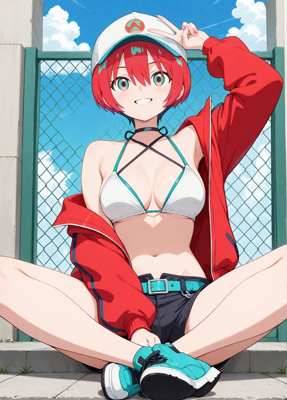 サンプル画像3:「機動戦士Gundam GQuuuuuuX」アマテ・ユズリハ セクシー写真集（全500枚）(人の海) [d_518087]