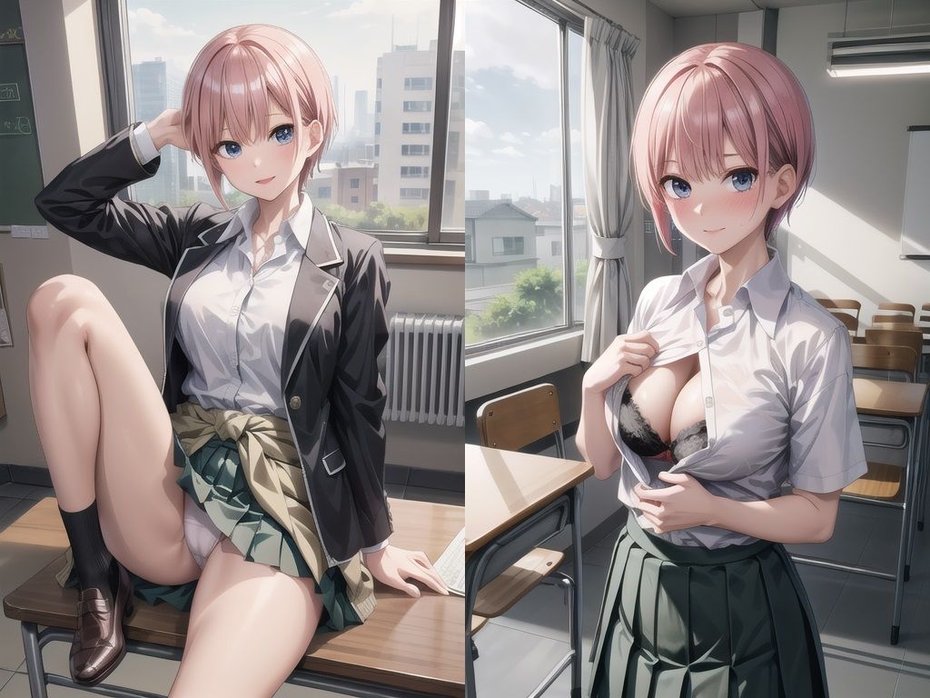 サンプル画像2:美少女イラスト集〜中〇一花編〜(ビスコ) [d_518105]