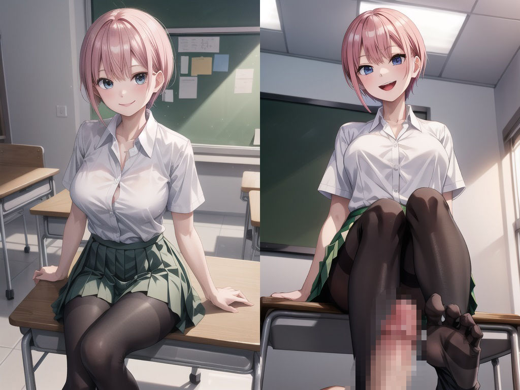 サンプル画像6:美少女イラスト集〜中〇一花編〜(ビスコ) [d_518105]