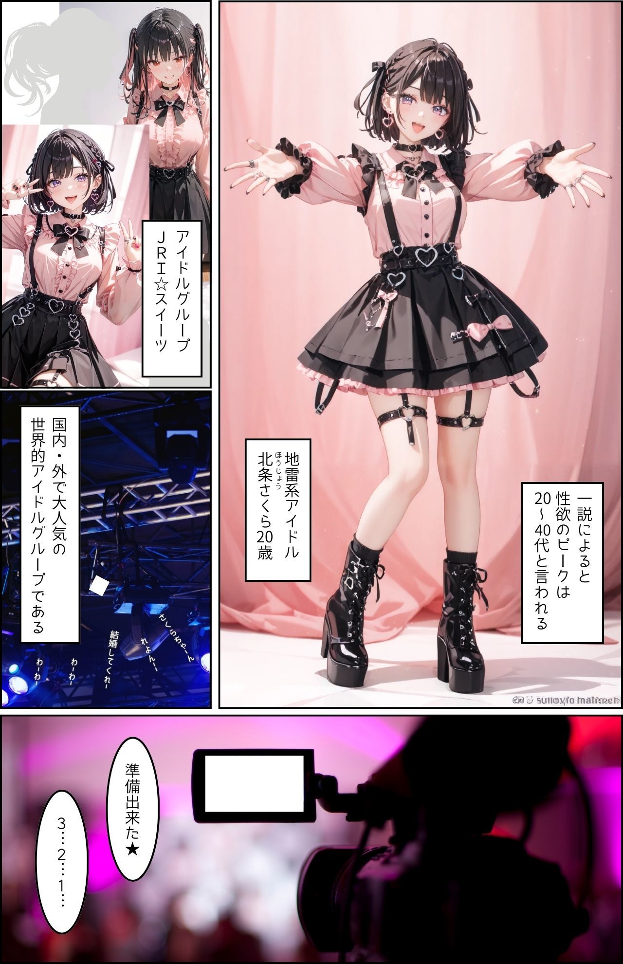 サンプル画像6:「SEX適齢期さくら」地雷系アイドルと着衣・全裸性交！(カワイイ法人SJMアニメ) [d_518115]