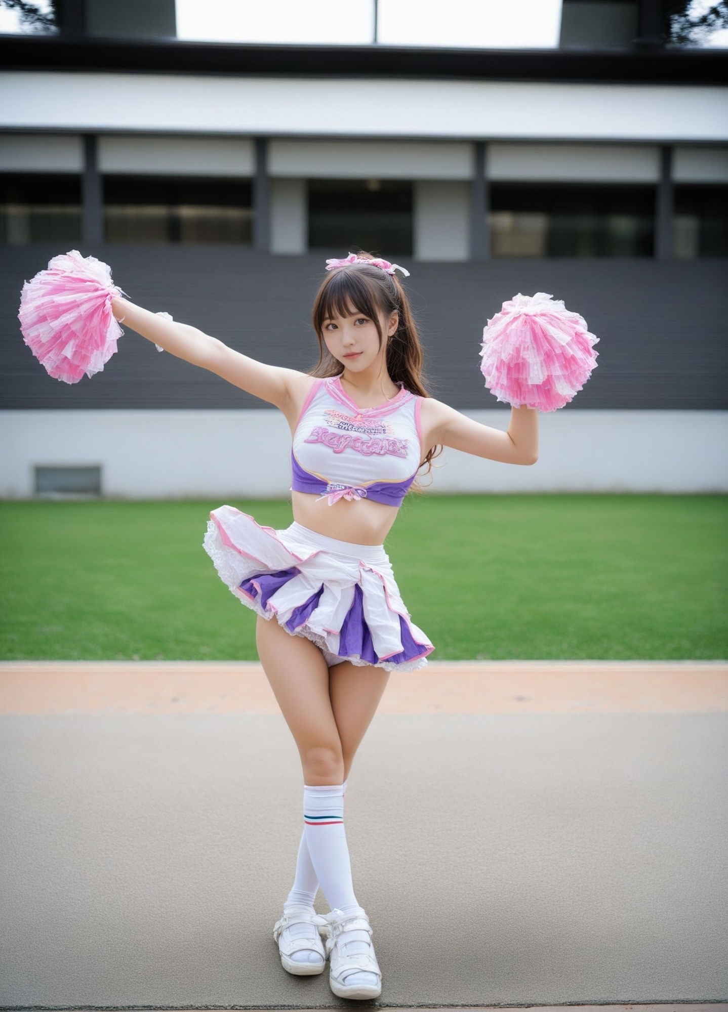 サンプル画像1:あんなこと、こんなこと、叶えてくれるチアリーダーの裏バイト2(AIドルオフィス) [d_518131]