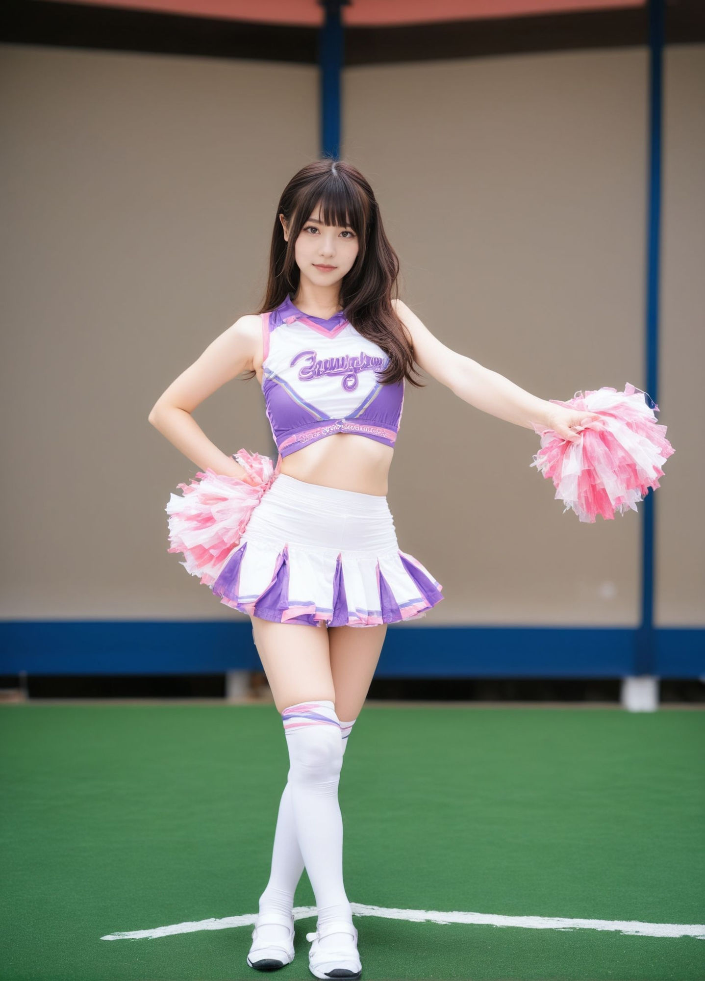 サンプル画像2:あんなこと、こんなこと、叶えてくれるチアリーダーの裏バイト2(AIドルオフィス) [d_518131]