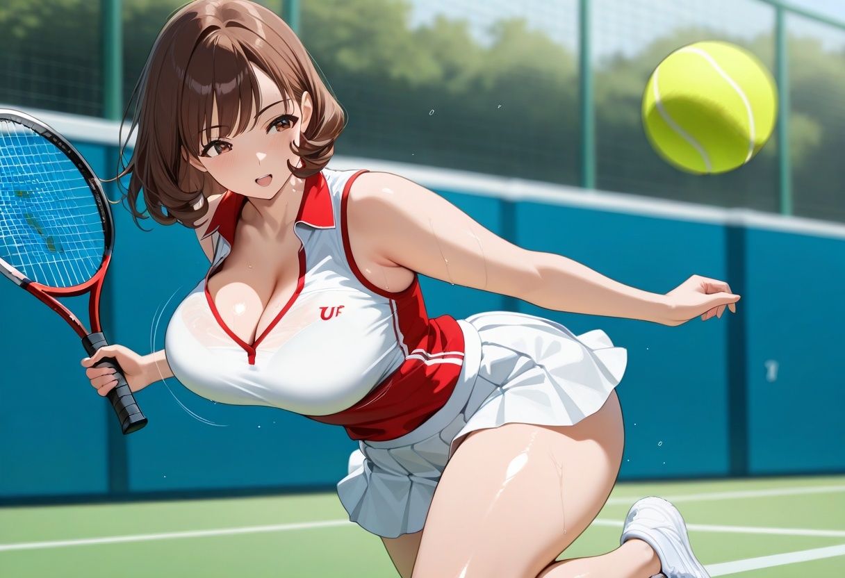 サンプル画像1:あのテニスサークルにいる巨乳人妻Vol.2(禁断ライブラリー) [d_518199]