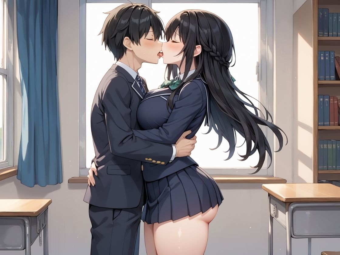 サンプル画像1:【催●調教×種付けプレス】隣の席の清楚なたわわJKを洗脳して子作りFUCKでブチ犯した件について(そいやっさ) [d_518374]