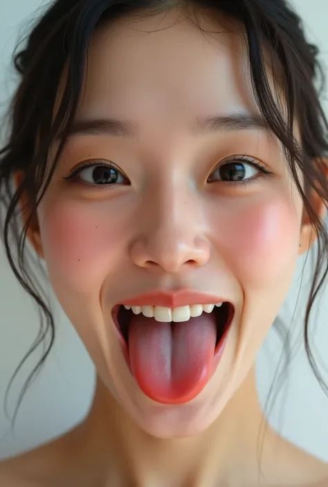 サンプル画像4:黒髪美人のアヘ顔集(AI) [d_518408]