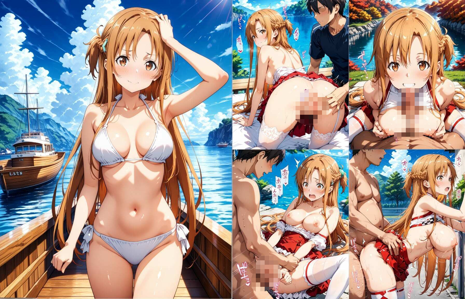 サンプル画像1:SWORD ART ONLINE 〜強●NTRヒロインズ〜(すっきりタイプ) [d_518415]