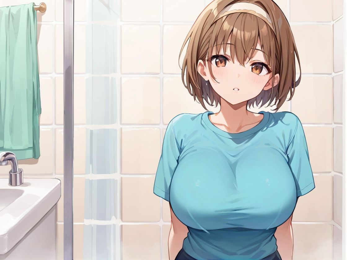 サンプル画像1:妹のお風呂を覗いてみたら…(onaki) [d_518417]