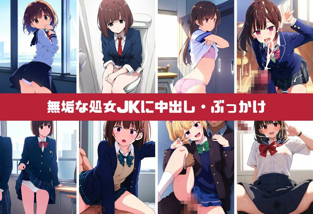 サンプル画像4:【時間停止総集編】女子校に潜入し、固まった女の子たちを好き放題やりまくる（JK・セックス・ぶっかけ・レ●プ）(エロロ兵長) [d_518485]